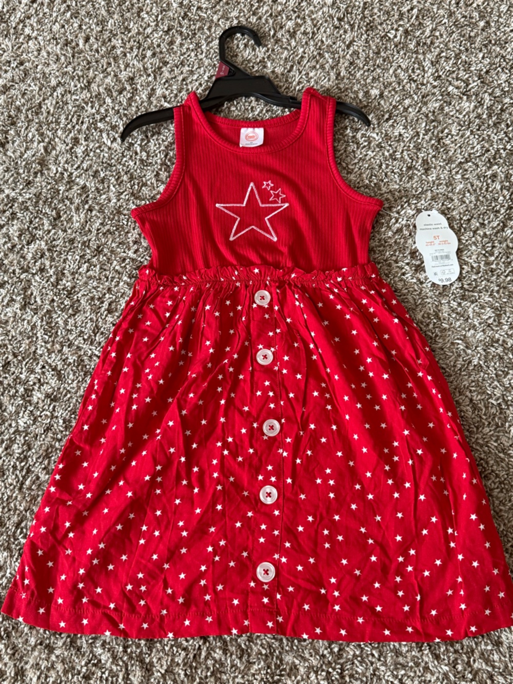 Wonder Nation white Star Print
Toddler Dress